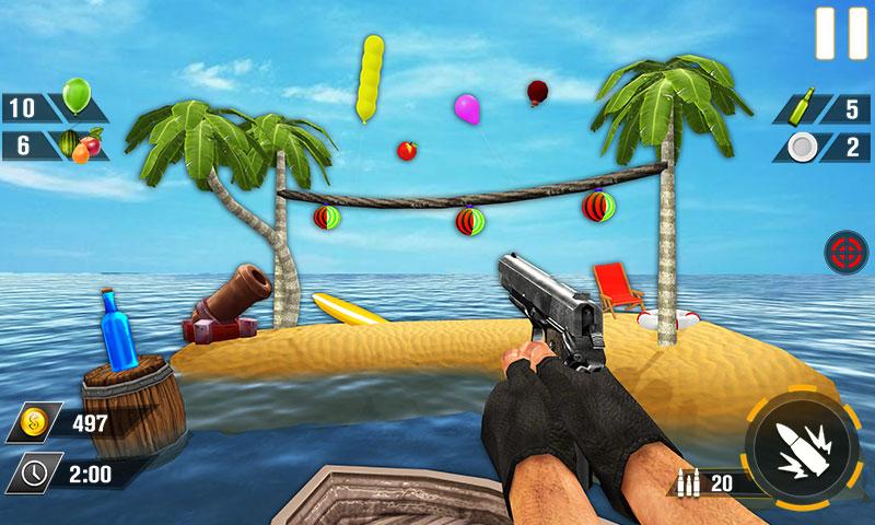 Schermata Bottle Gun Shooter Game Mod 3