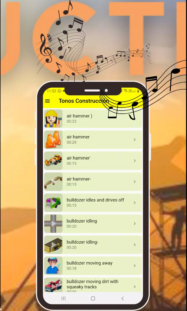 Construction Ringtones Schermafbeelding 3