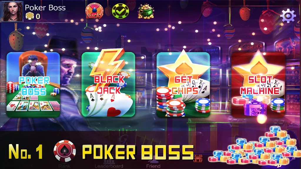 Poker Boss: Texas Holdem Offline Скриншот 0