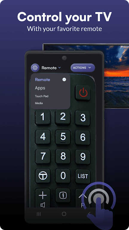 Remote control for TCL TVs スクリーンショット 1