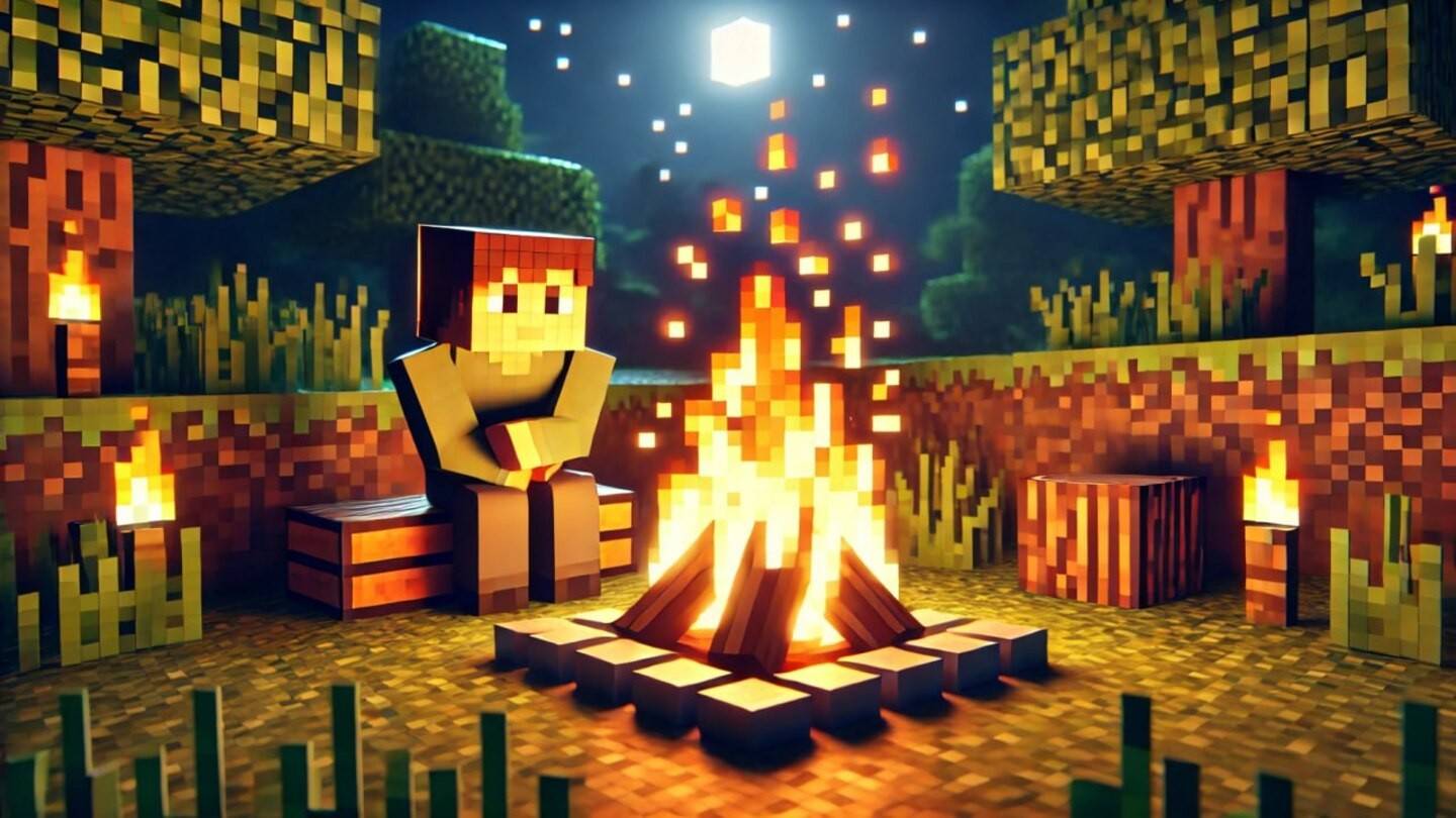 “ Minecraft生存提示：建造篝火”