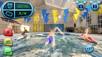 Swimming Pool Water Race Game Screenshot 1