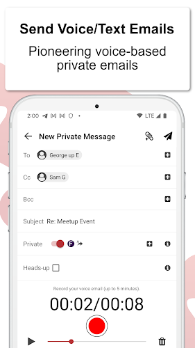 EPRIVO Private Email w& Voice Screenshot 0