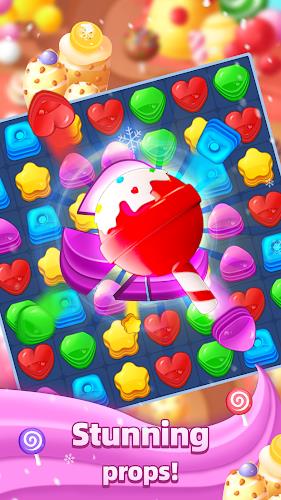 Sweet Candy Cat Puzzle Game Schermafbeelding 1