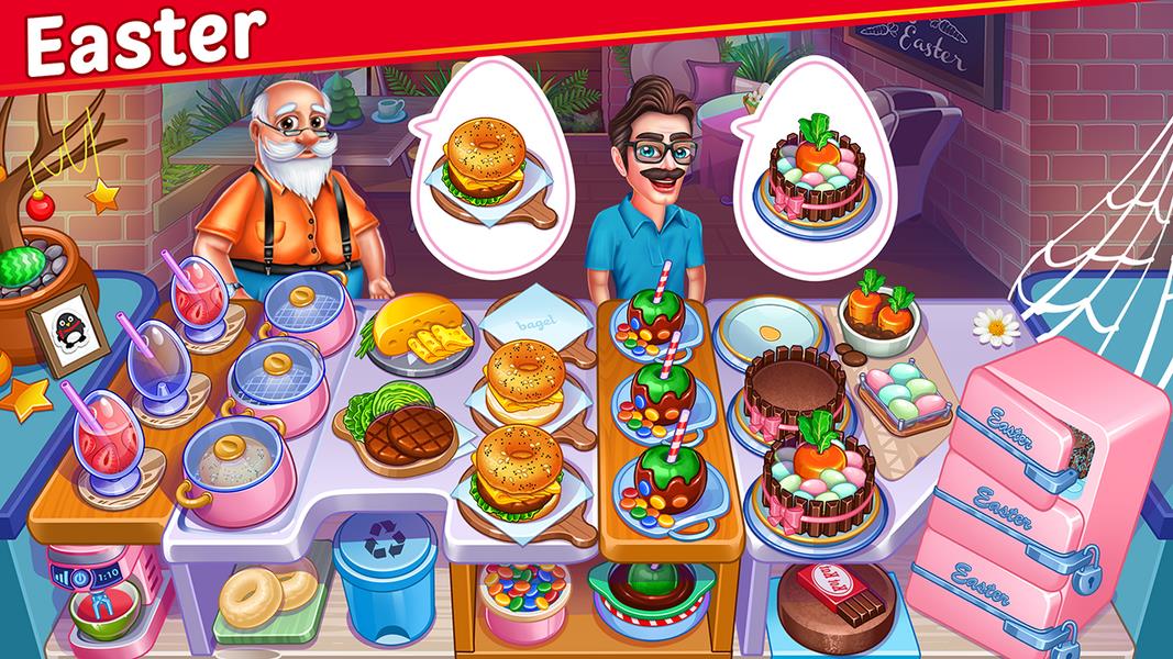 Halloween Street Food Shop Restaurant Game Ekran Görüntüsü 2