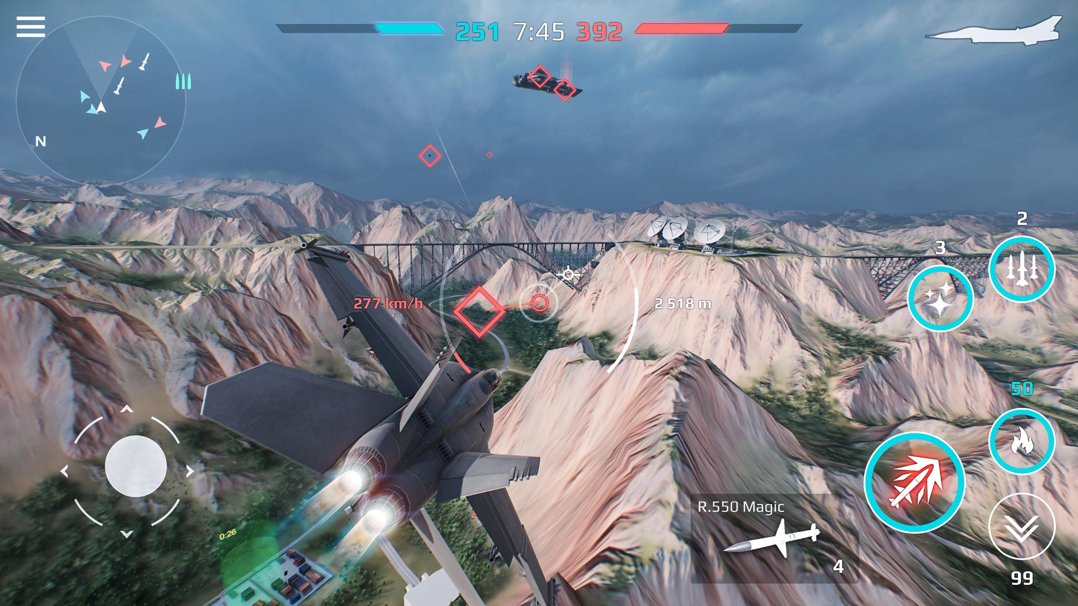 Sky Combat: Avioes de Combate Captura de tela 1