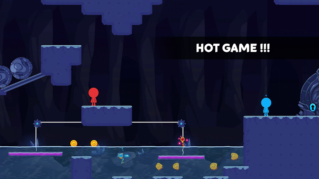 Stick World: Red Blue Journey Mod Ekran Görüntüsü 3