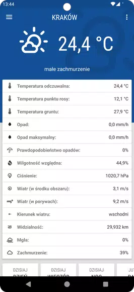 Meteo ICM — weather forecast Screenshot 1