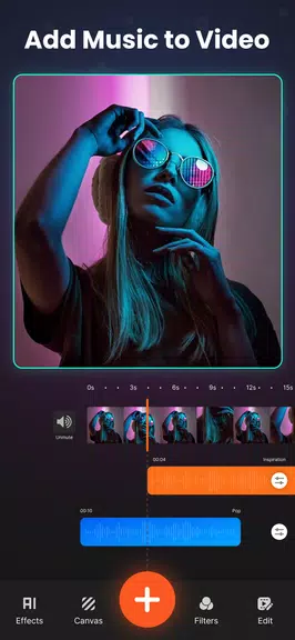 Add Music To Video & AI Editor Screenshot 1