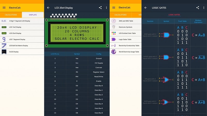 ElectroCalc ဖန်သားပြင်ဓာတ်ပုံ 2