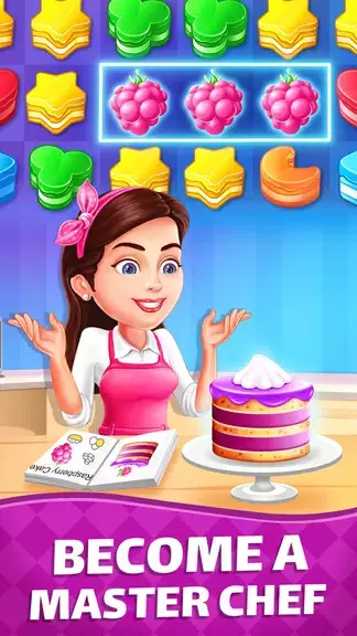 Cake Blast: Match 3 Games Captura de tela 0