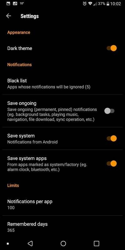 Notifications archive স্ক্রিনশট 0