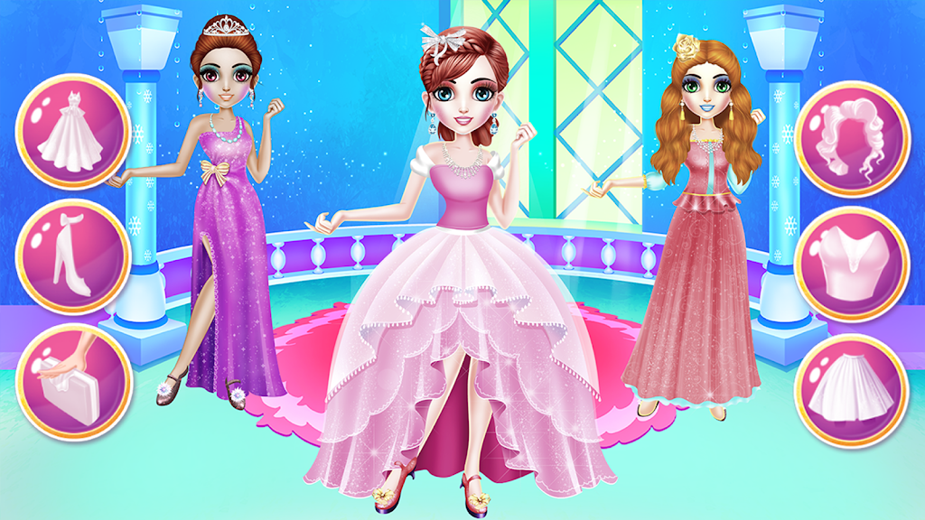 Ice Princess Makeup Salon Captura de pantalla 1