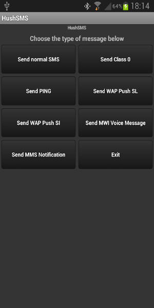 HushSMS Captura de pantalla 1