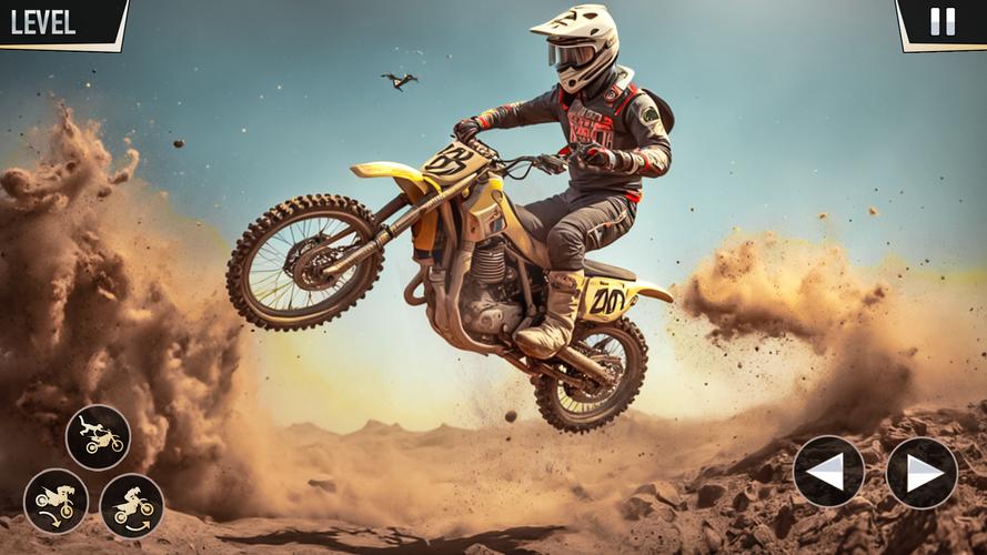 Dirt Bike Motor Cross Racing Schermafbeelding 0