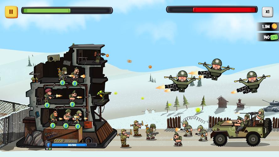 World War Army Defense: TD WW2 Скриншот 3