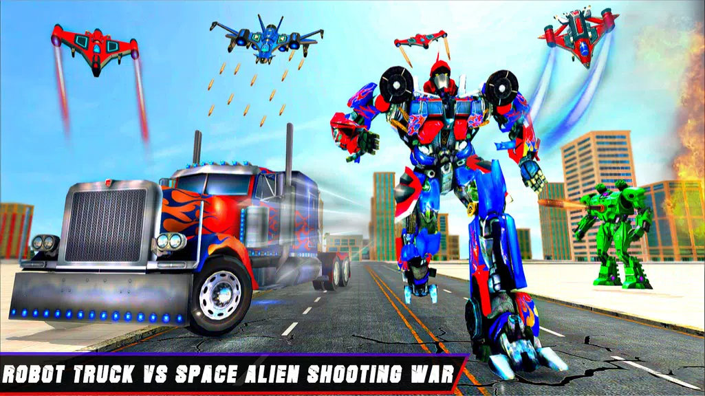 Truck Robot Transform Game Скриншот 0