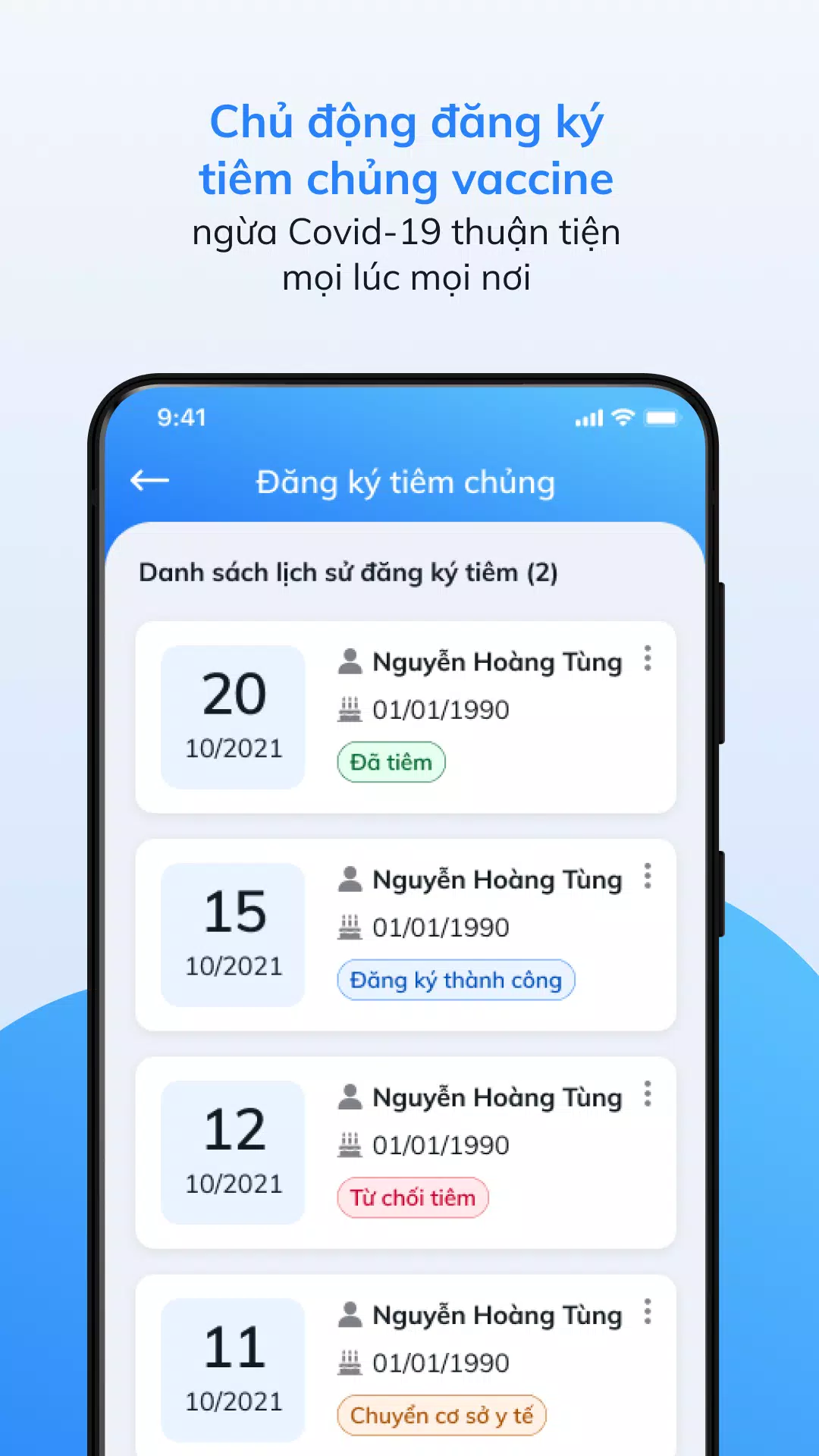 Sổ sức khỏe điện tử Screenshot 1