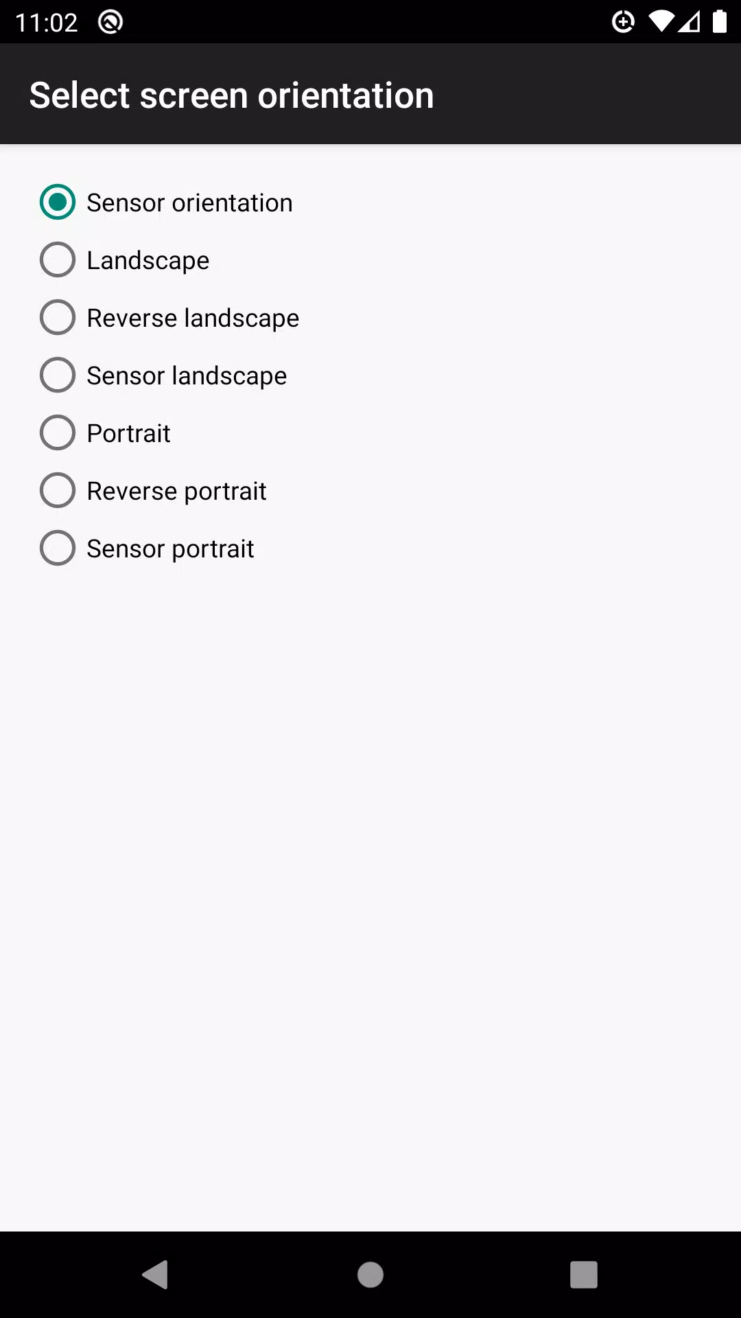 control screen rotation Ekran Görüntüsü 3