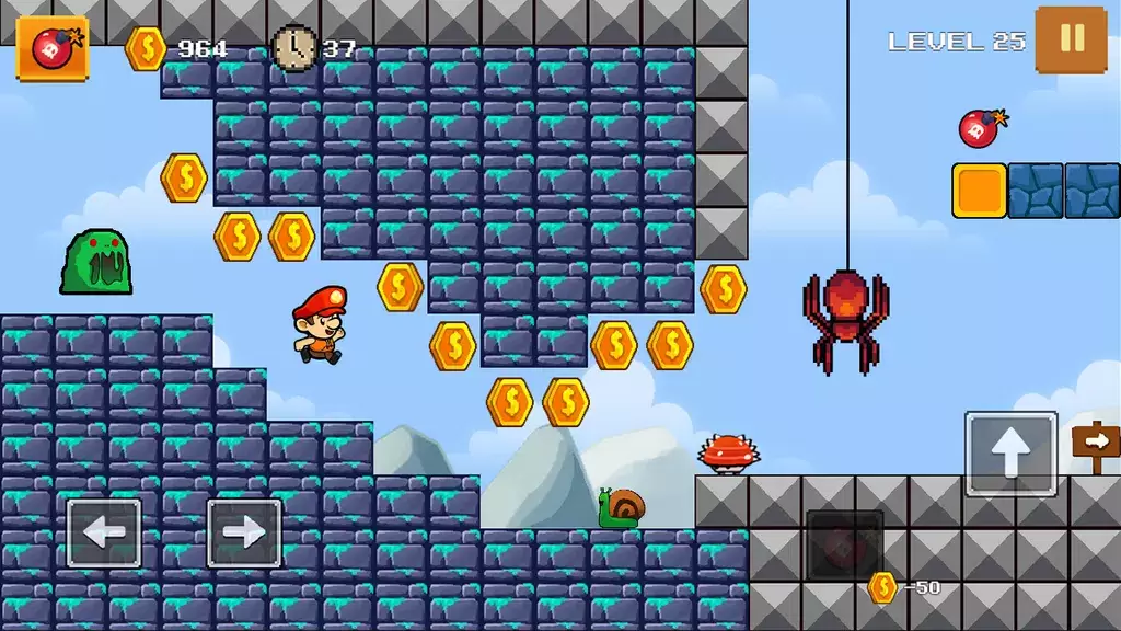 Super Dan's World - Run Game Schermafbeelding 3