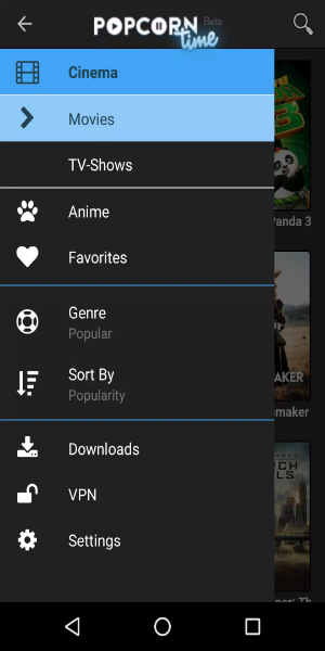 Popcorn time ภาพหน้าจอ 2