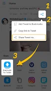 Download Twitter Videos - GIF স্ক্রিনশট 0