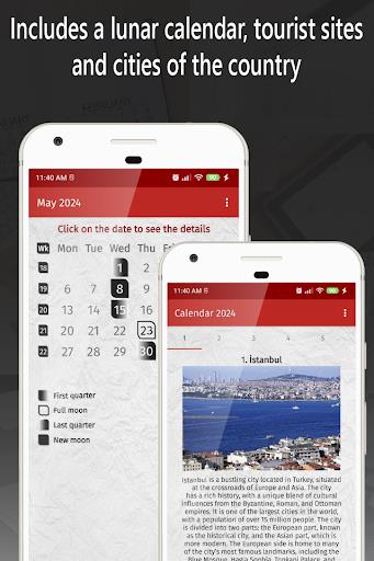 turkey calendar 2024 Screenshot 3