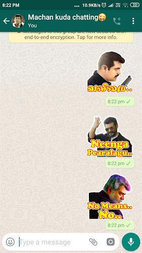 Tamil Stickers: WAStickerApps Captura de pantalla 2