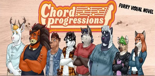 Chord Progressions, Furry Visual Novel Capture d'écran 1