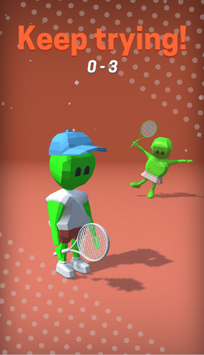 lawn tennis games - 3D offline Zrzut ekranu 1