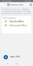 FortiClient VPN Capture d'écran 1
