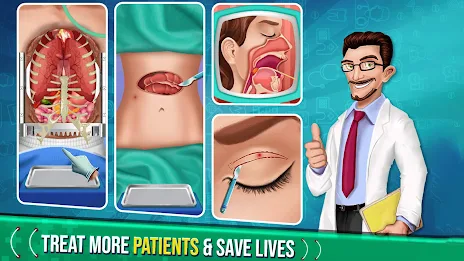 Offline Doctor Surgeon Games ภาพหน้าจอ 0