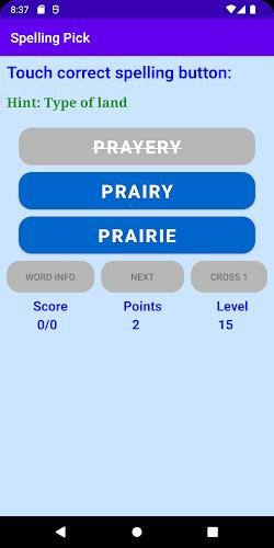 Spelling Pick Captura de pantalla 1
