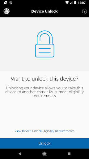 AT&T Device Unlock ภาพหน้าจอ 0