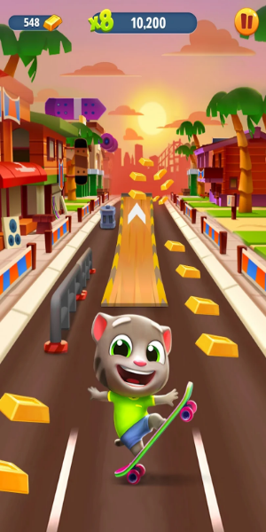 Talking Tom Gold Run Ảnh chụp màn hình 1