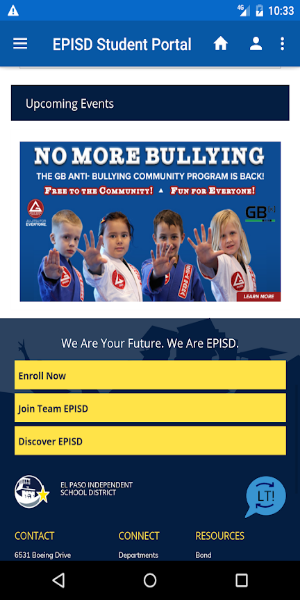 Episd Student portal Capture d'écran 2