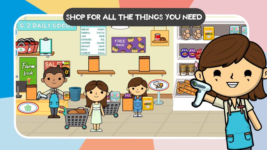 Lila's World: Grocery Store应用截图第2张