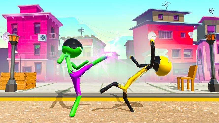 Stickman Ninja Fight: Ropehero Schermafbeelding 0