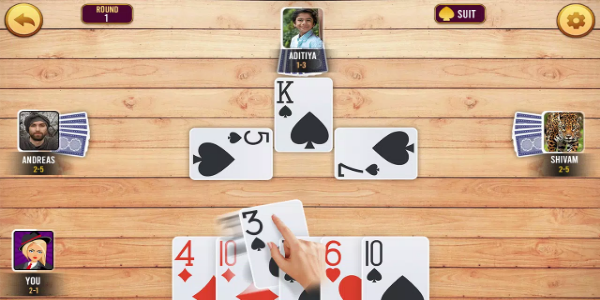 Callbreak Offline : Tash Game Ảnh chụp màn hình 2