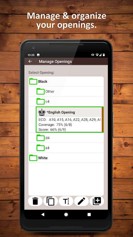 Chess Openings Trainer Lite Zrzut ekranu 2