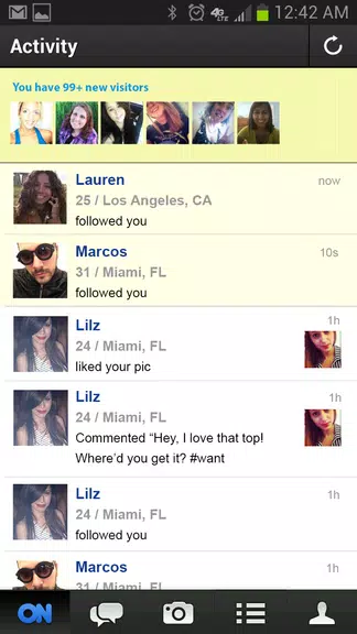 ON - Chat & Meet New Friends Скриншот 3