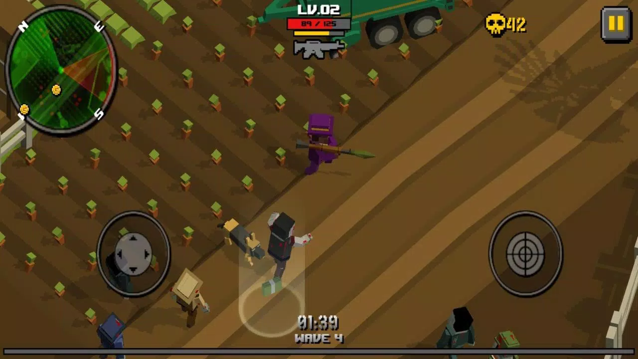 Pixel Zombie Frontier Tangkapan skrin 2