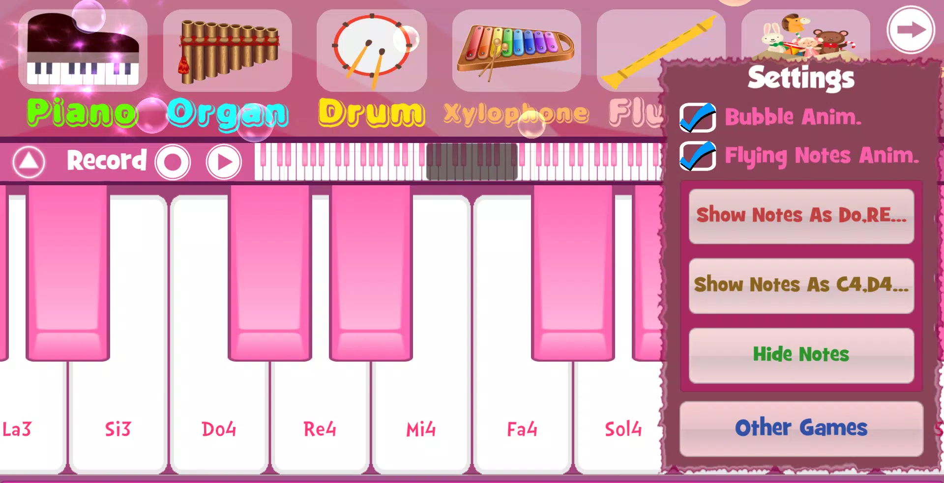 Pink Piano Скриншот 2