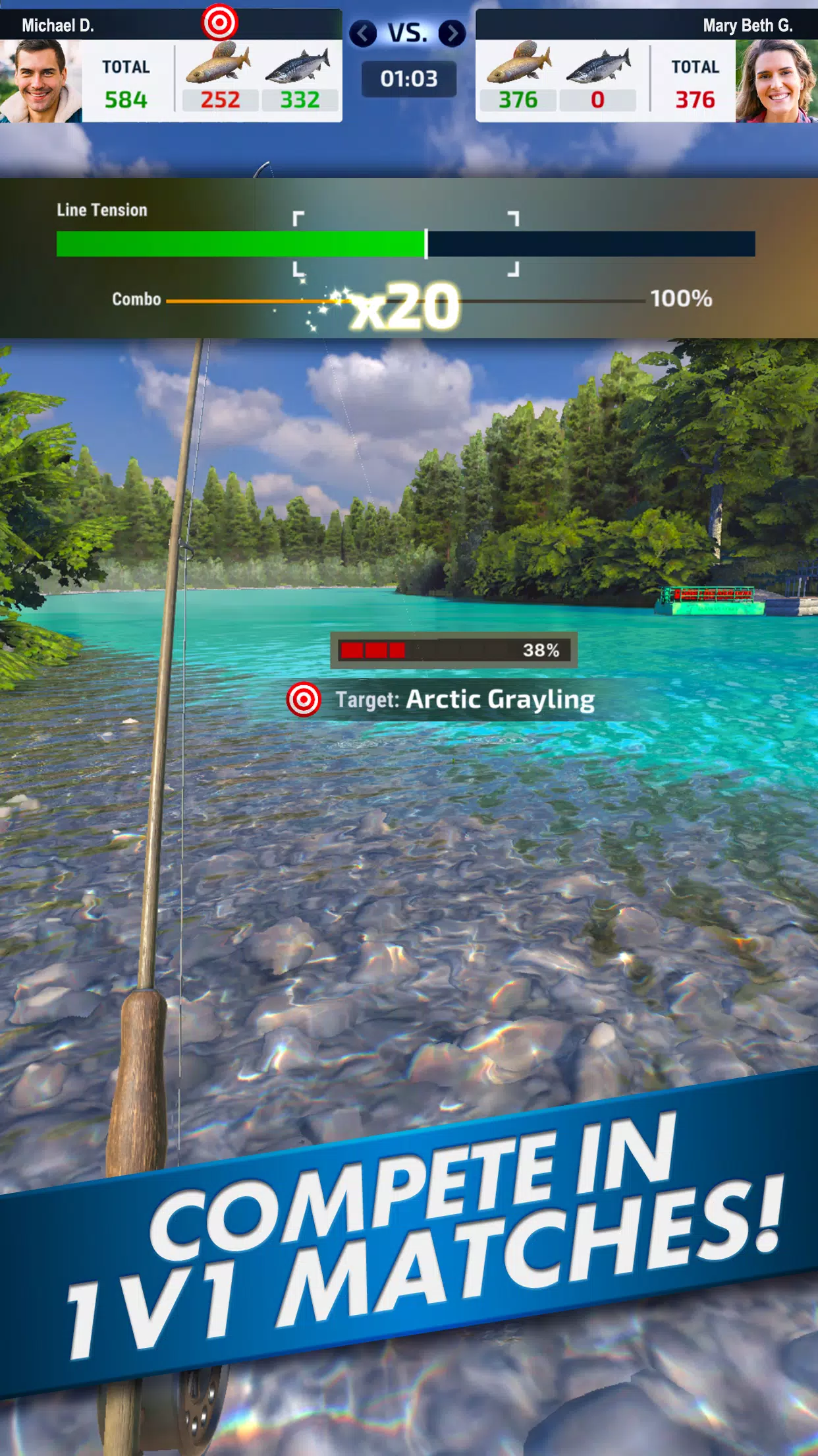 Ultimate Fishing! Fish Game Screenshot 1