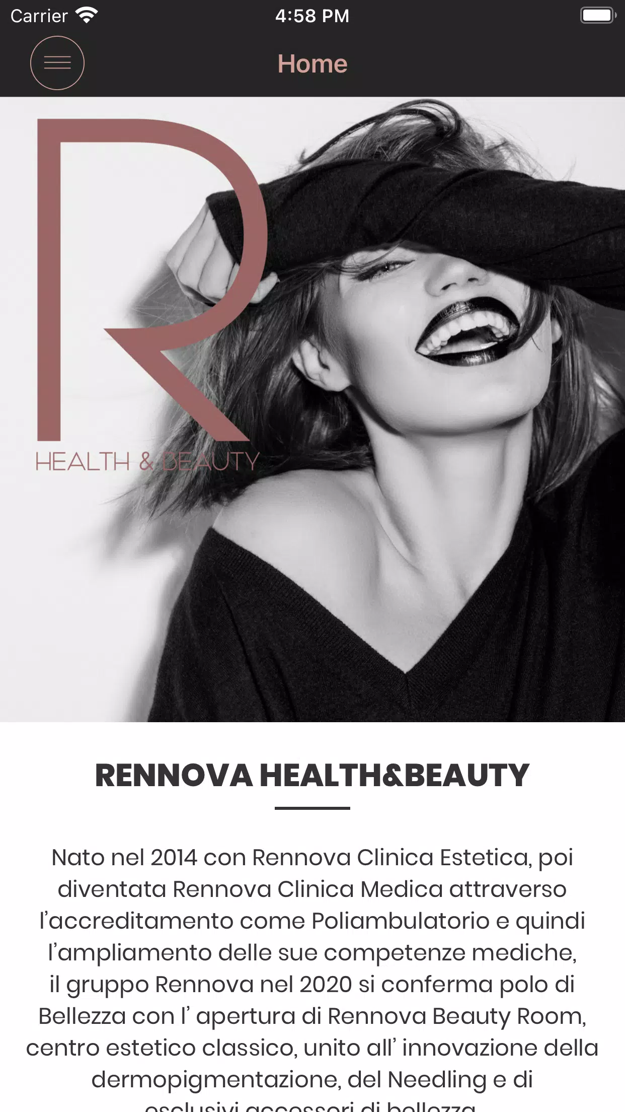 RENNOVA HEALTH & BEAUTY Screenshot 1