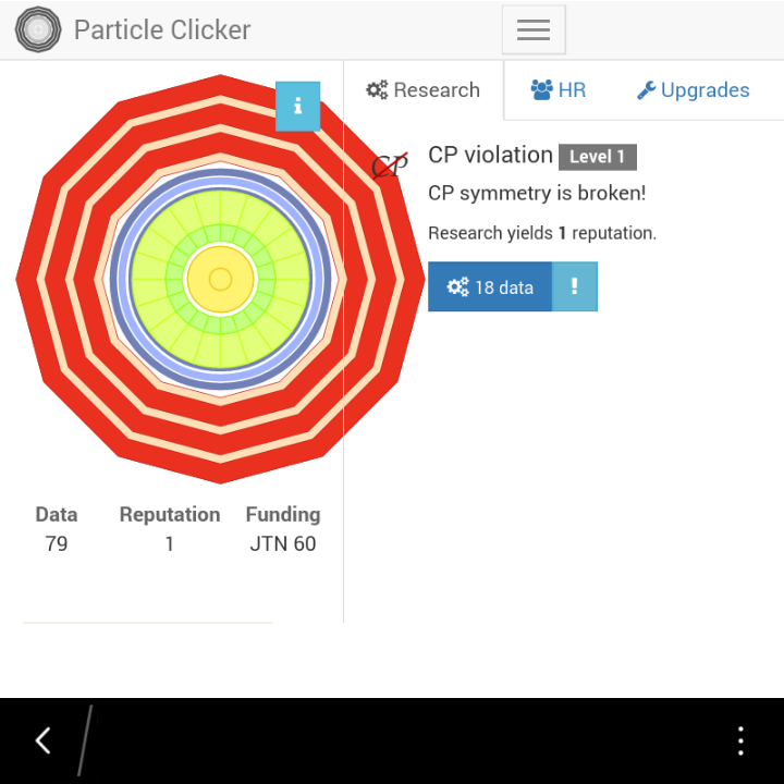 Particle Clicker Capture d'écran 1