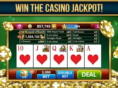 Video Poker Play Poker Offline Captura de pantalla 0