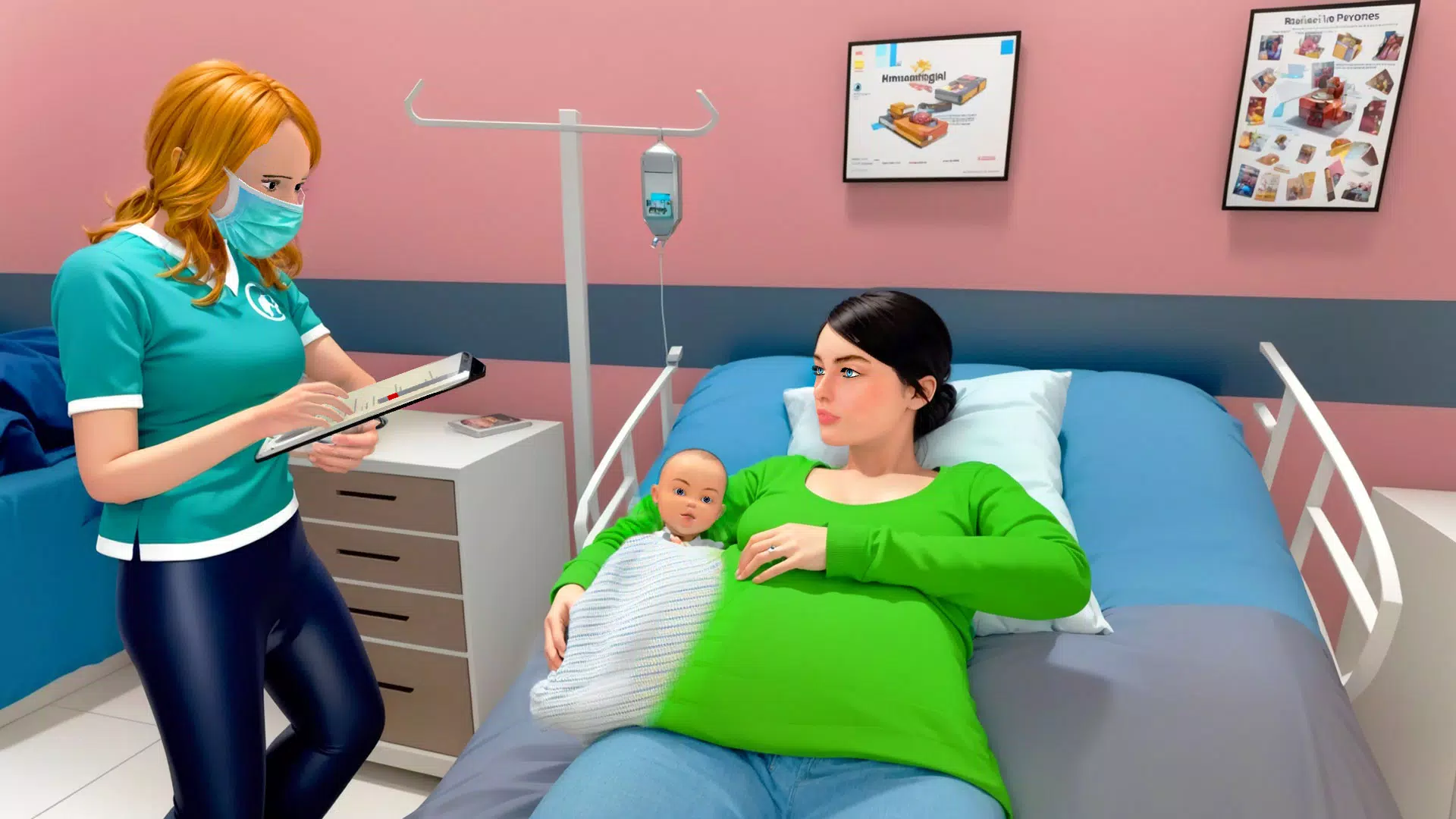 Pregnant Mom Game: Family life Schermafbeelding 1