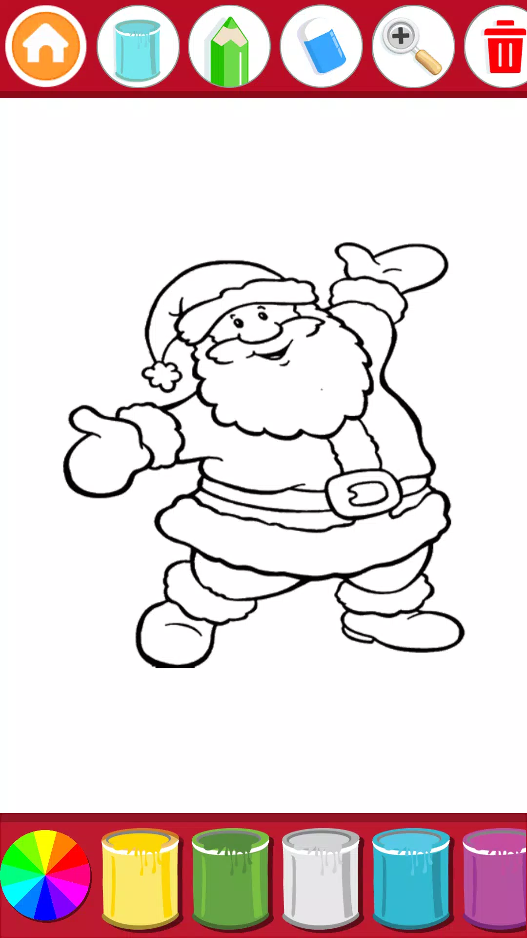 Christmas Coloring Book Zrzut ekranu 0