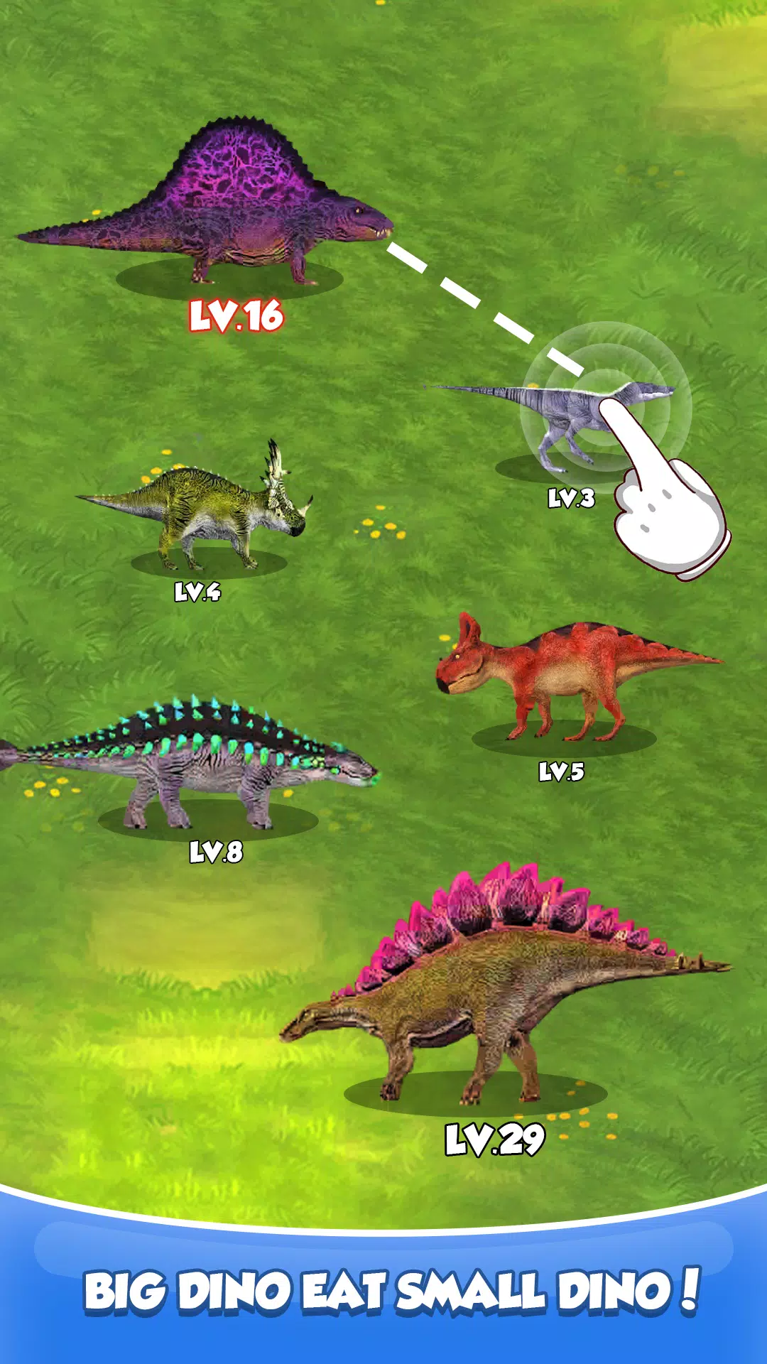 Merge Dino: Survival Monster Schermafbeelding 1